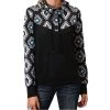 Roper Women's Navajo Rug Print Pullover