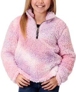 Roper Girls' Polar Fleece Pullover