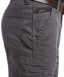 Ariat Men's Rebar M4 DuraStretch Twill Dungaree Work Pant -Ariat Store 10025973 c