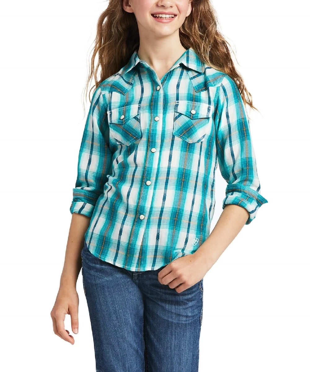 Ariat Girls' REAL Bayou Snap Shirt 1 Ariat Girls' REAL Bayou Snap Shirt