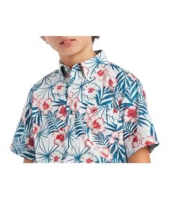 Ariat Boys' Fateh Button Down Shirt -Ariat Store 10040740 c