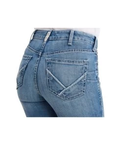 Ariat Women's R.E.A.L. High Rise Annie Flare Jean -Ariat Store 10043143 pocket