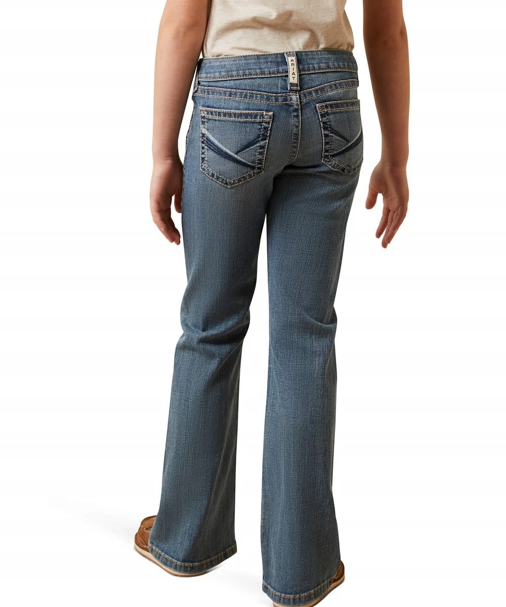 Ariat Girls' R.E.A.L. Leila Boot Cut Jean 2 Ariat Girls' R.E.A.L. Leila Boot Cut Jean - Image 2