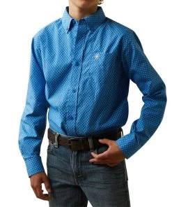 Ariat Boys' Lloyd Classic Fit Button Down Shirt