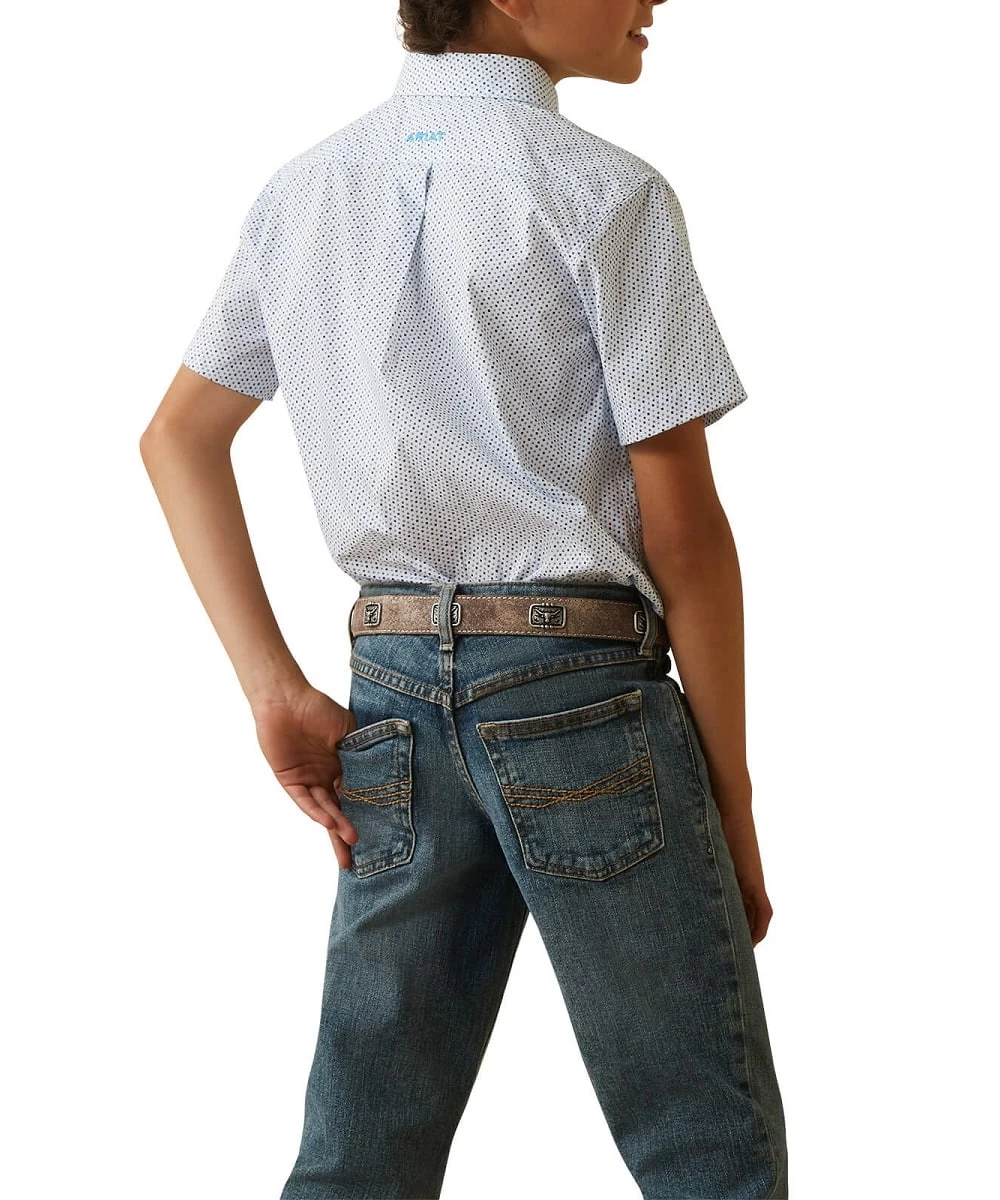 Ariat Boys' Luca Classic Fit Button Down Shirt 2 Ariat Boys' Luca Classic Fit Button Down Shirt - Image 2