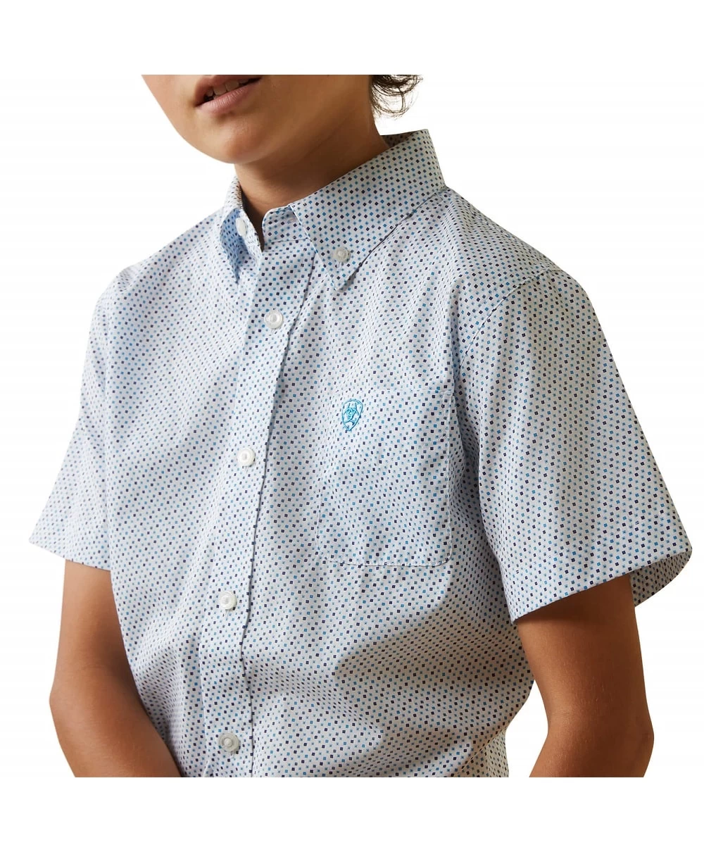 Ariat Boys' Luca Classic Fit Button Down Shirt 4 Ariat Boys' Luca Classic Fit Button Down Shirt - Image 4