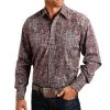 Stetson Men's Paisley Snap Shirt