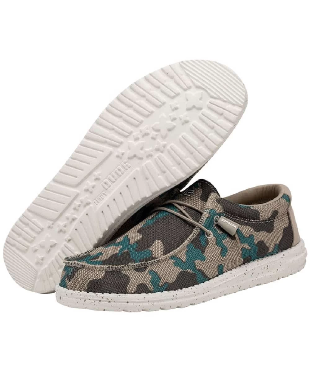 Hey Dude Men's Safari Camo Wally Sox Shoe 1 Hey Dude Men's Safari Camo Wally Sox Shoe