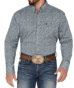 Wrangler Men's Paisley Button Down Shirt
