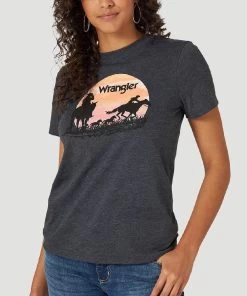 Wrangler Women's Retro Cowgirl Graphic Tee
