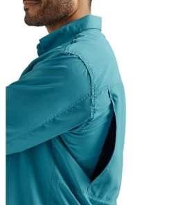 Wrangler Men's Performance Button Down Shirt -Ariat Store 112323773 c