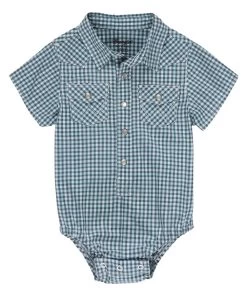 Wrangler Baby Boys' Western Snap Onesie