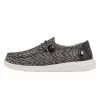 Hey Dude Women's Zebra Black Stripe Wendy Woven Shoe
