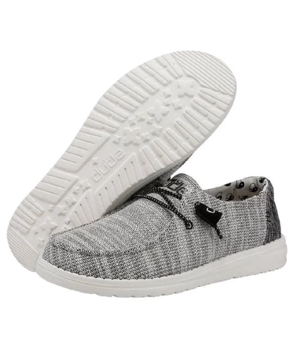 Hey Dude Youth Yin Yang Wendy Stretch Shoe 1 Hey Dude Youth Yin Yang Wendy Stretch Shoe