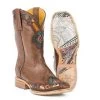 Tin Haul Women's Sunka Wakan Native Horse Sole Boot