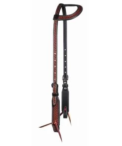 Professional's Choice Basket Weave One Ear Headstall