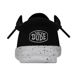 Hey Dude Toddler Black Wally Slub Canvas Shoe 5 Hey Dude Toddler Black Wally Slub Canvas Shoe -Ariat Store 40029 001 c