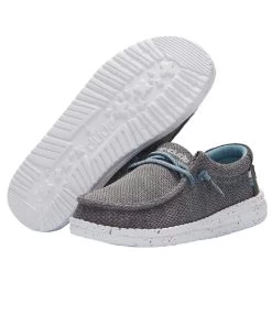 Hey Dude Youth Sharkskin Wally Sox Shoe