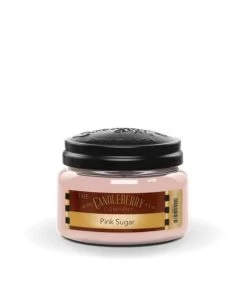Candleberry Pink Sugar Small Scented Candle Jar