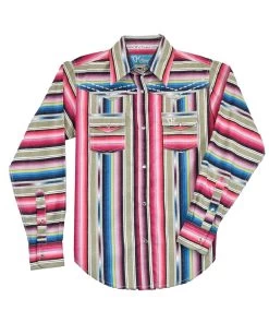 Cowgirl Hardware Girls' Serape Snap Shirt