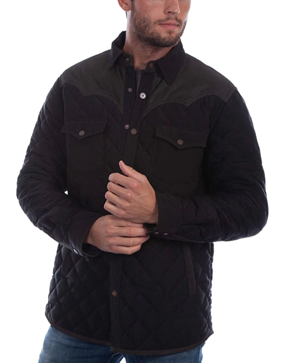 Scully Men's Quilted Canvas Jacket 2 Scully Men's Quilted Canvas Jacket - Image 2