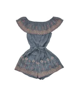 Cowpokes Bootique Women's Shimmery Romper