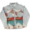 Blue B Women's Aztec & Denim Shacket