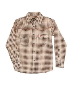 Cowboy Hardware Boys' Circle Star Snap Shirt