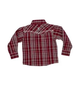 Cowboy Hardware Boys' Toddler Austin Snap Shirt -Ariat Store 725470 225 t back