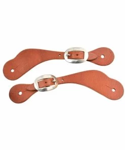 Reinsman Hermann Oak Shaped Spur Straps