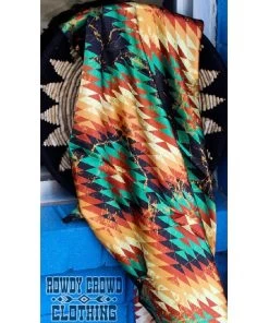 Rowdy Crowd Autumn Aztec Wild Rag