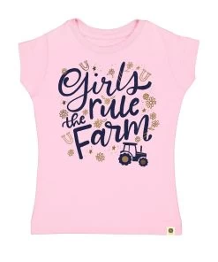 John Deere Girls' Rule The Farm Tee