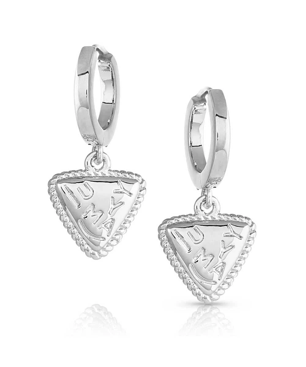 Montana Silversmiths Women's High Noon Cobblestone Earrings 2 Montana Silversmiths Women's High Noon Cobblestone Earrings - Image 2