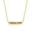 Montana Silversmiths Fearless Faith Bar Necklace