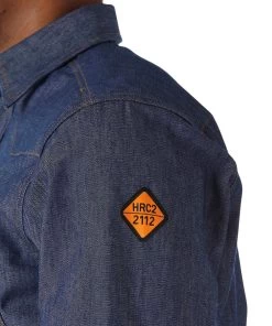 Wrangler Men's Flame Resistant Snap Work Shirt -Ariat Store FR12127 d