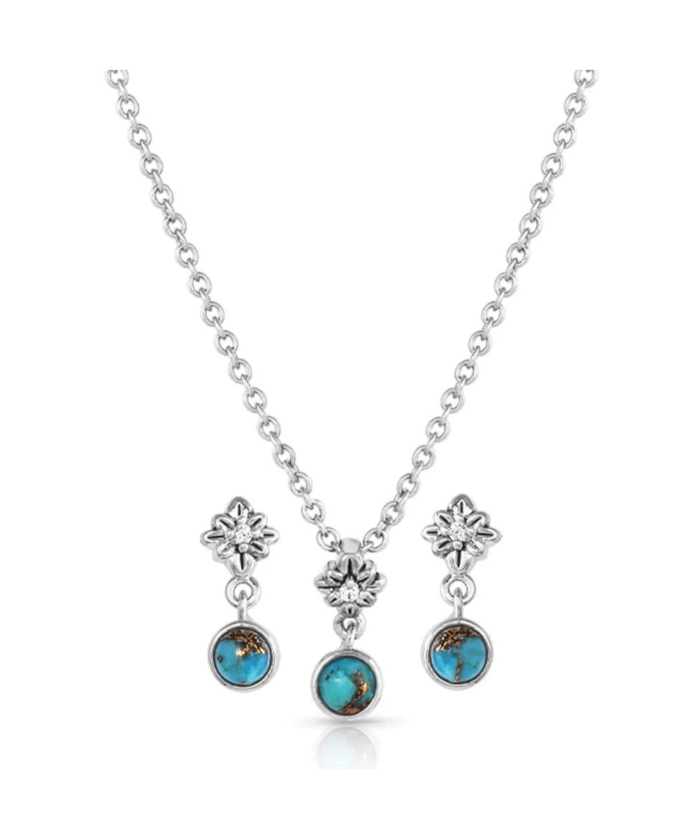Montana Silversmiths Women's Head Over Heels Necklace & Earrings Set 1 Montana Silversmiths Women's Head Over Heels Necklace & Earrings Set