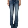 Miss Me Women's Saddle Stitch Bootcut Jean