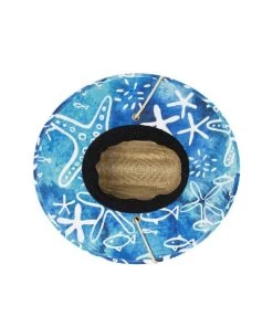 Dorfman Pacific Lifeguard Star Straw Hat -Ariat Store MAK101OS NAT a