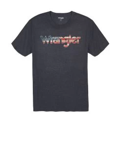 Wrangler Men's Old Glory Logo Tee