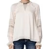 Miss Me Women's Satin Effect Blouse