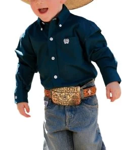 Cinch Infant Boys' Teal Button Down Shirt