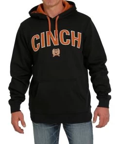 Cinch Men's Black Logo Hoodie