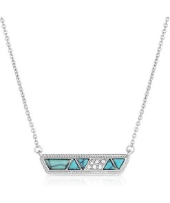 Montana Silversmiths Women's High Noon Cobblestone Bar Necklace