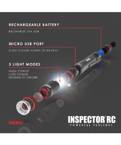 Alliance Consumer Nebo Inspector RC Rechargeable Penlight -Ariat Store NEB POC 0005 c