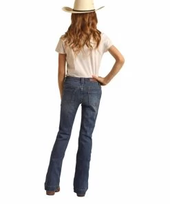 Rock & Roll Cowgirl Girls' Trouser Jean -Ariat Store RRGD5MR0XJ b
