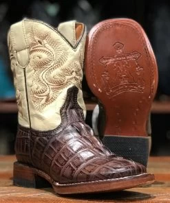 Tanner Mark Children's Caiman Print Boot