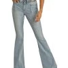Rock & Roll Cowgirl Women's High Rise Flare Jean