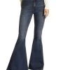 Rock & Roll Cowgirl Women's Button Bells Flare Jean