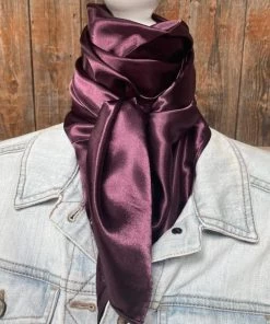 Rodeo Drive Solid Plum Wild Rag