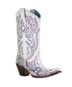 Corral Women's Python Embroidered Boot